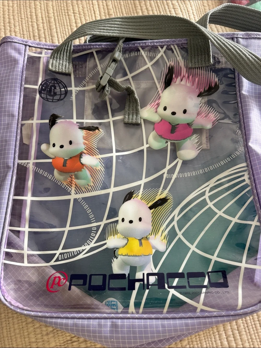 Sanrio Pochacco Tote in Purple